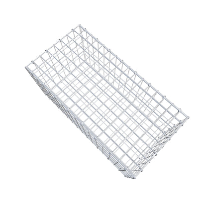 Gabion 80 cm x 40 cm x 40 cm (L x H x P), mailles 5 cm x 10 cm, anneau en C
