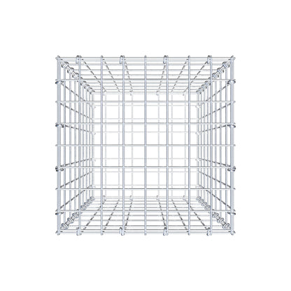 Gabion 80 cm x 40 cm x 40 cm (L x H x P), mailles 5 cm x 10 cm, anneau en C