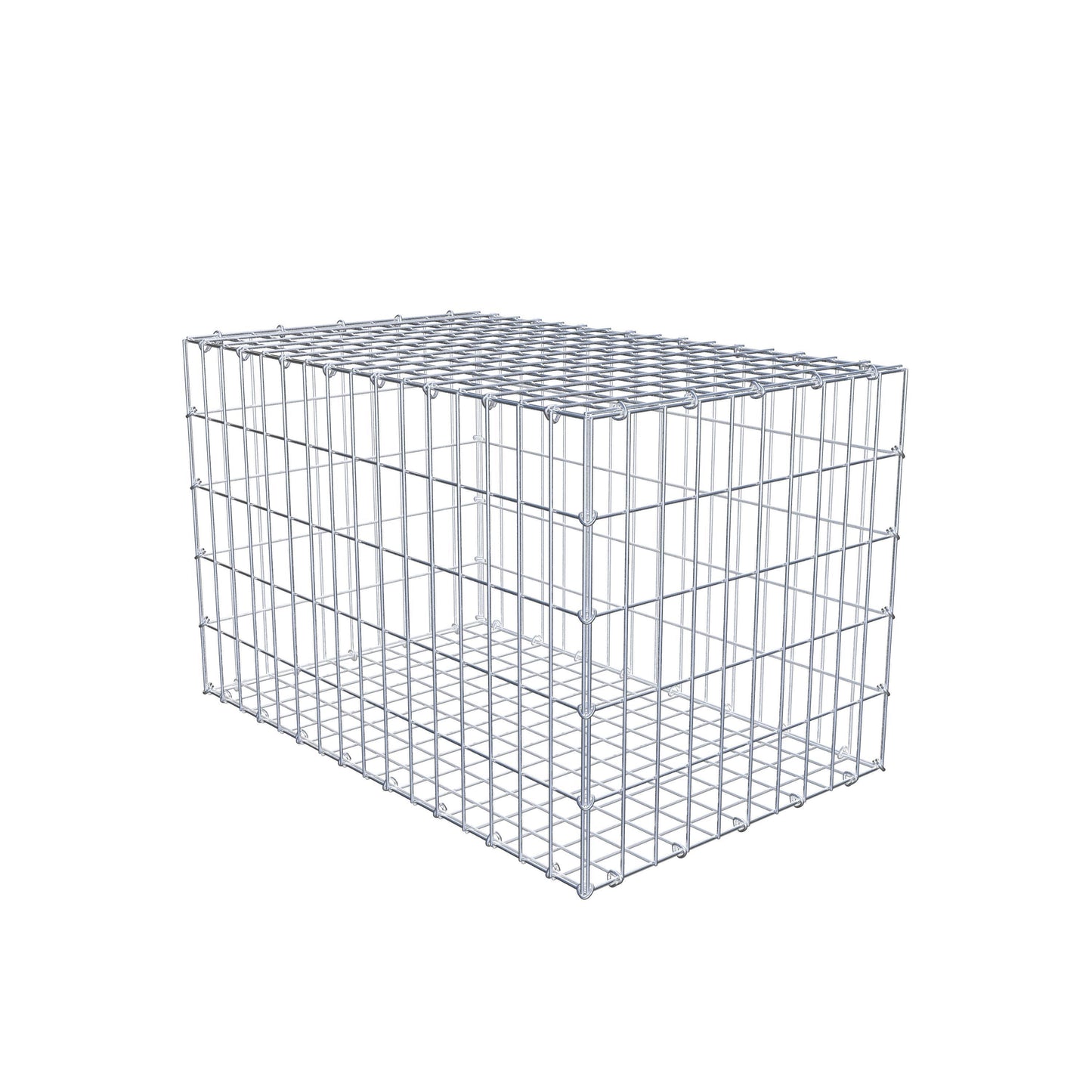 Gabion 80 cm x 50 cm x 50 cm (L x H x D), mesh size 5 cm x 10 cm, C-ring