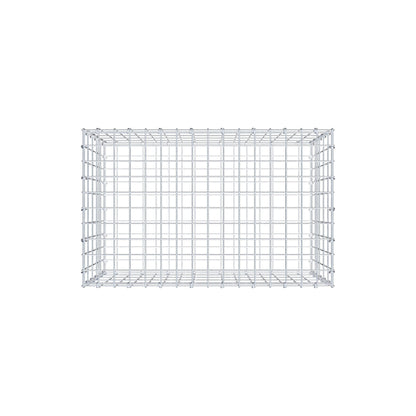 Gabion 80 cm x 50 cm x 50 cm (L x H x D), mesh size 5 cm x 10 cm, C-ring