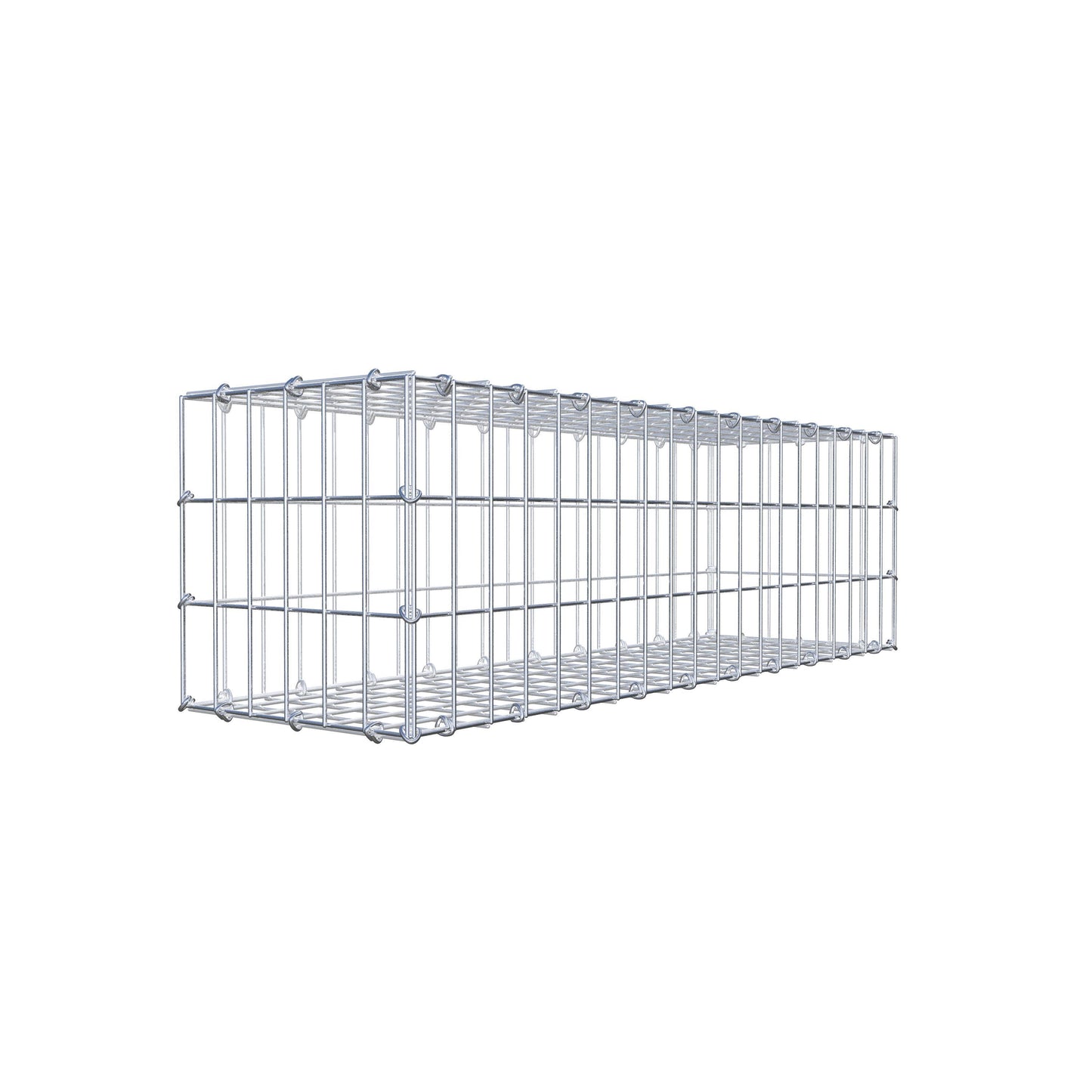 Schanskorf 100 cm x 30 cm x 30 cm (L x H x D), maaswijdte 5 cm x 10 cm, C-ring