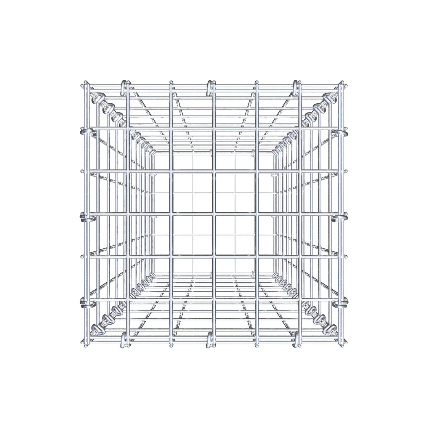 Schanskorf 100 cm x 30 cm x 30 cm (L x H x D), maaswijdte 5 cm x 10 cm, C-ring