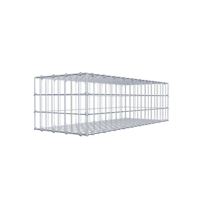 Gabião 100 cm x 30 cm x 40 cm (C x A x P), malhagem 5 cm x 10 cm, anel C