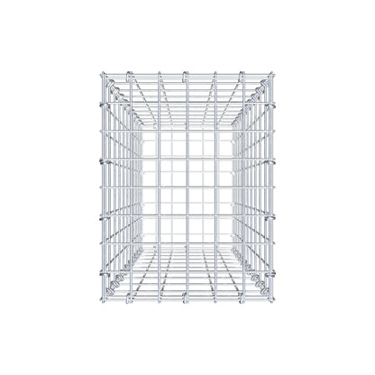 Gabião 100 cm x 30 cm x 40 cm (C x A x P), malhagem 5 cm x 10 cm, anel C