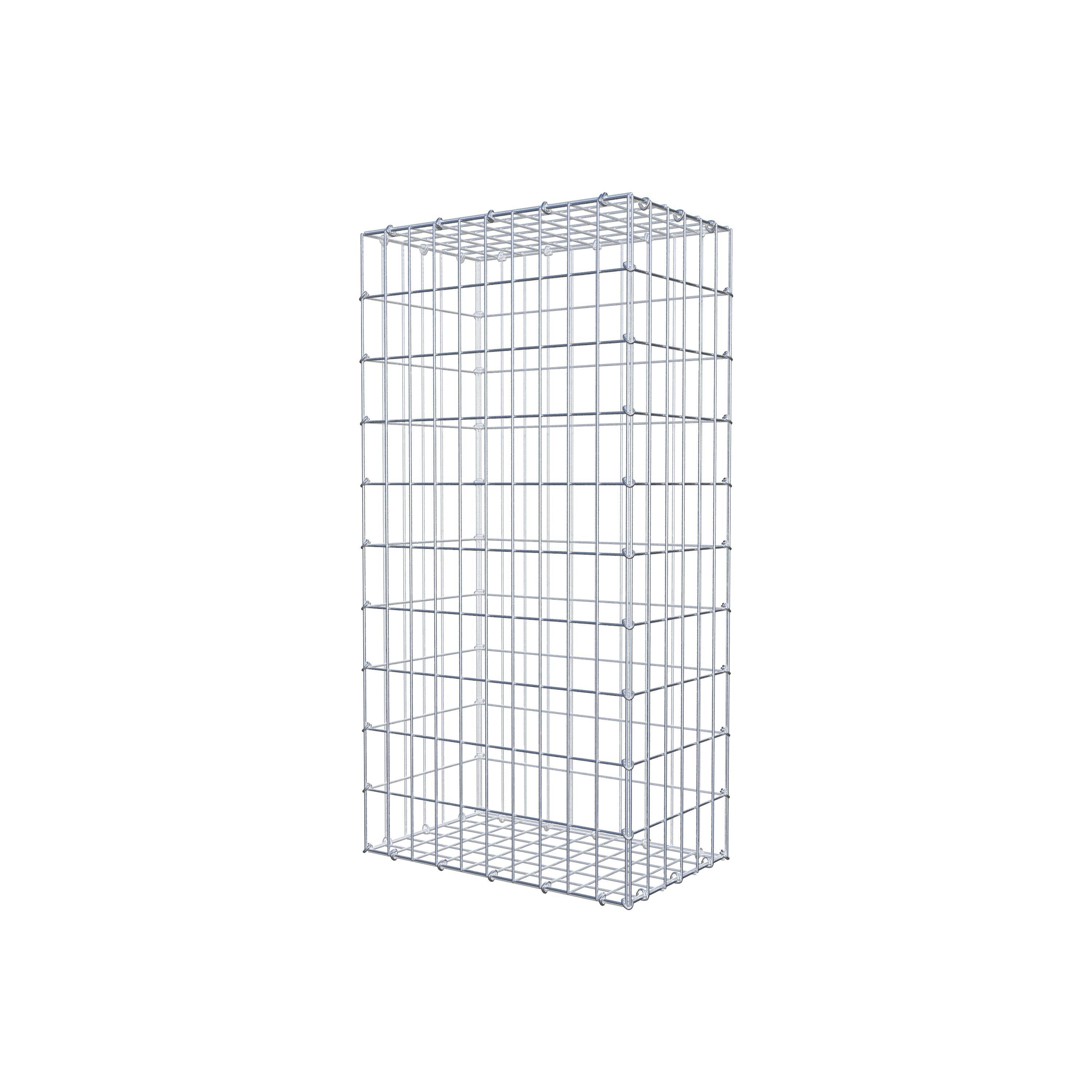 Gabion 100 cm x 30 cm x 50 cm (L x H x P), maille 5 cm x 10 cm, anneau en C