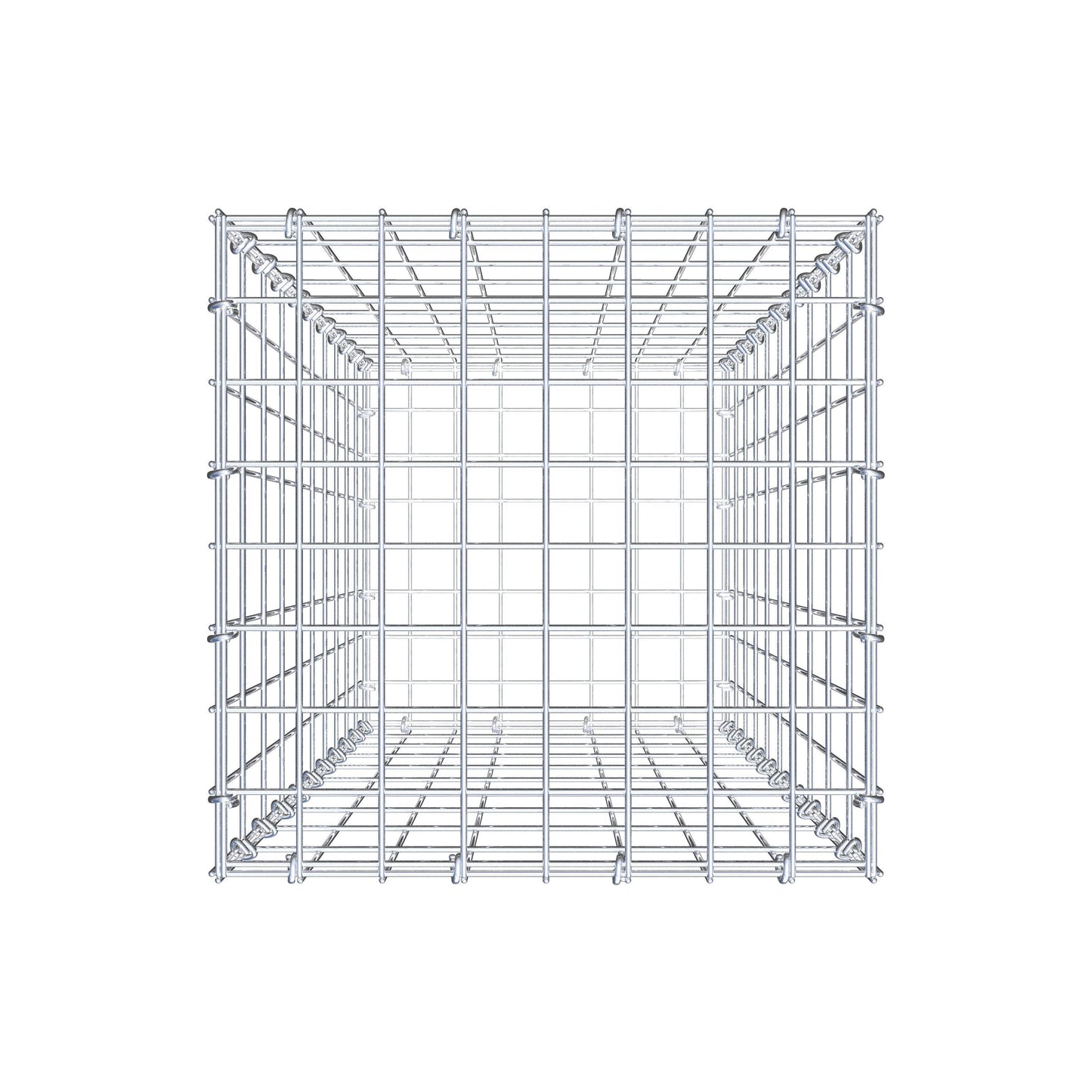 Schanskorf 100 cm x 40 cm x 40 cm (L x H x D), maaswijdte 5 cm x 10 cm, C-ring