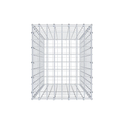 Gabion 100 cm x 40 cm x 50 cm (L x H x D), mesh size 5 cm x 10 cm, C-ring