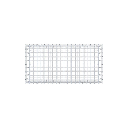 Gabion 100 cm x 40 cm x 50 cm (L x H x D), mesh size 5 cm x 10 cm, C-ring
