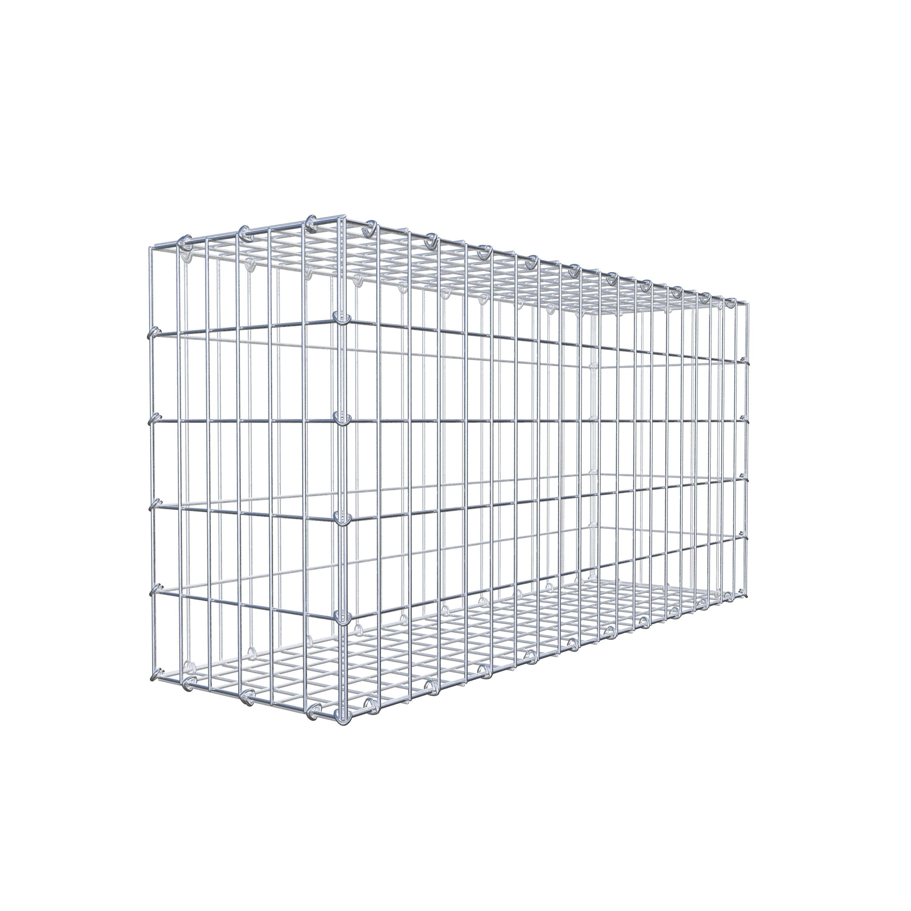 Gabion 100 cm x 50 cm x 30 cm (L x H x P), maille 5 cm x 10 cm, anneau en C