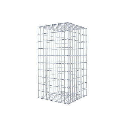 Gabião 100 cm x 50 cm x 50 cm (C x A x P), malhagem 5 cm x 10 cm, anel C