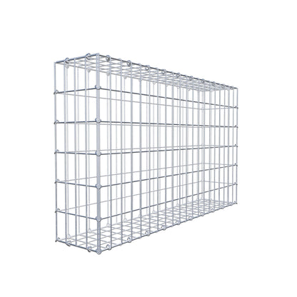 Gavión 100 cm x 60 cm x 20 cm (L x A x P), luz de malla 5 cm x 10 cm, anillo en C