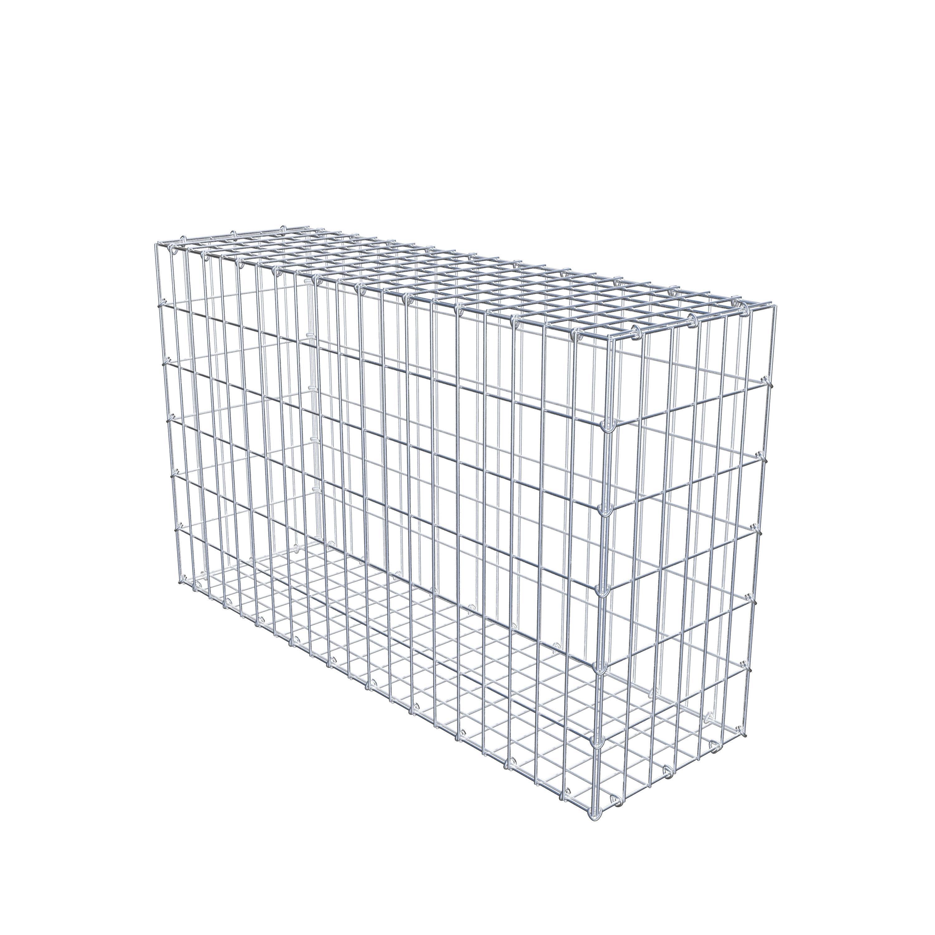 Gabion 100 cm x 60 cm x 30 cm (L x H x P), maille 5 cm x 10 cm, anneau en C