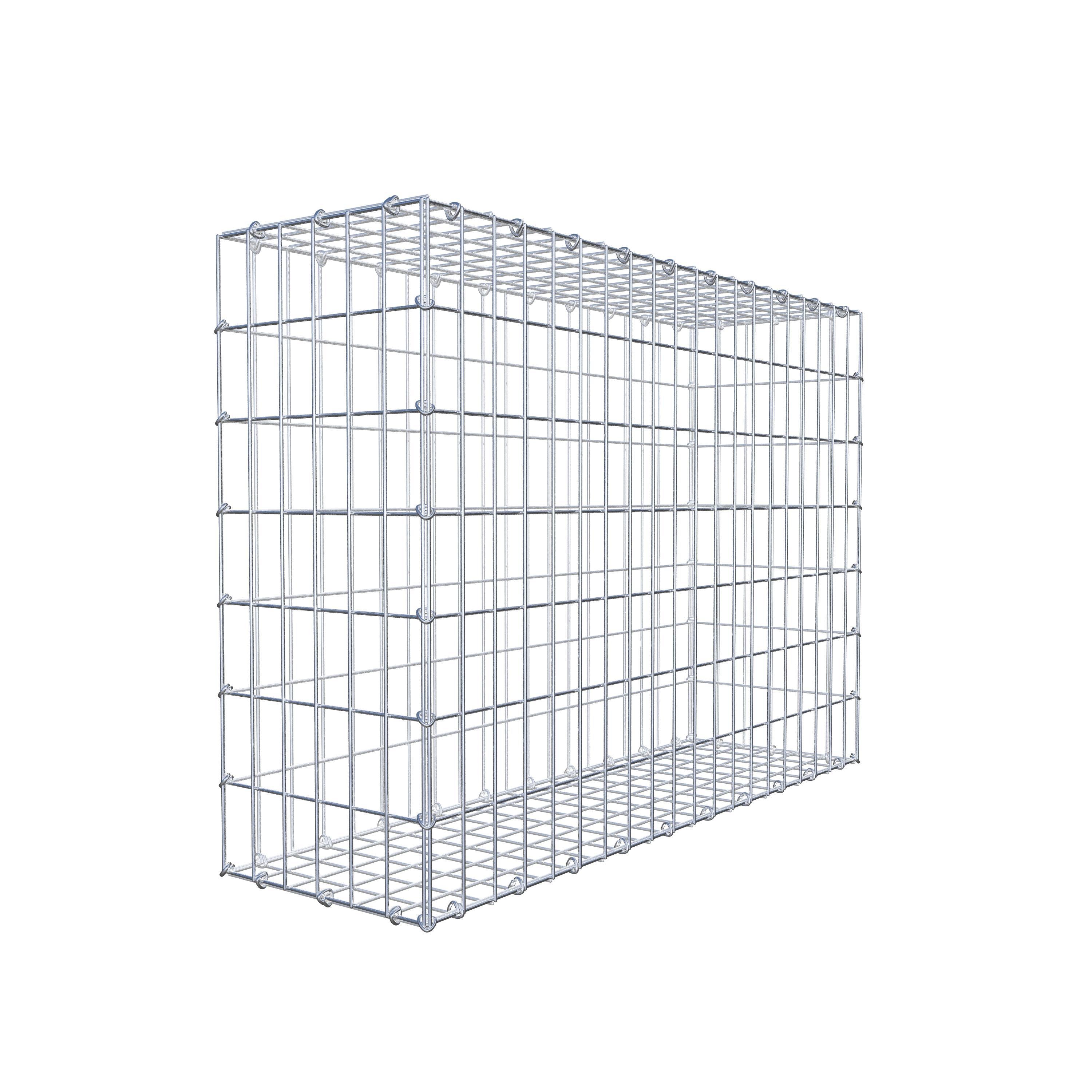 Gabion 100 cm x 70 cm x 30 cm (L x H x P), maille 5 cm x 10 cm, anneau en C