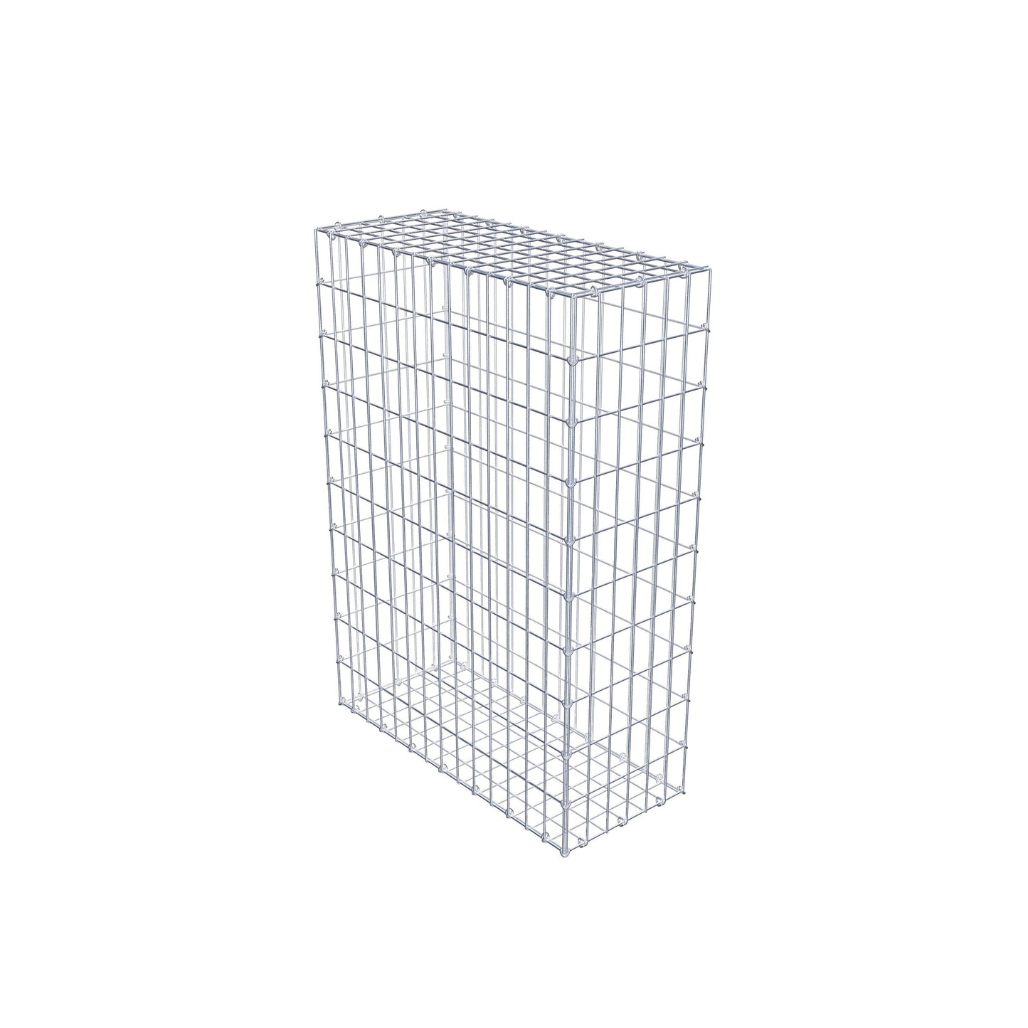 Gabion 100 cm x 70 cm x 30 cm (L x H x P), mailles 5 cm x 10 cm, anneau en C
