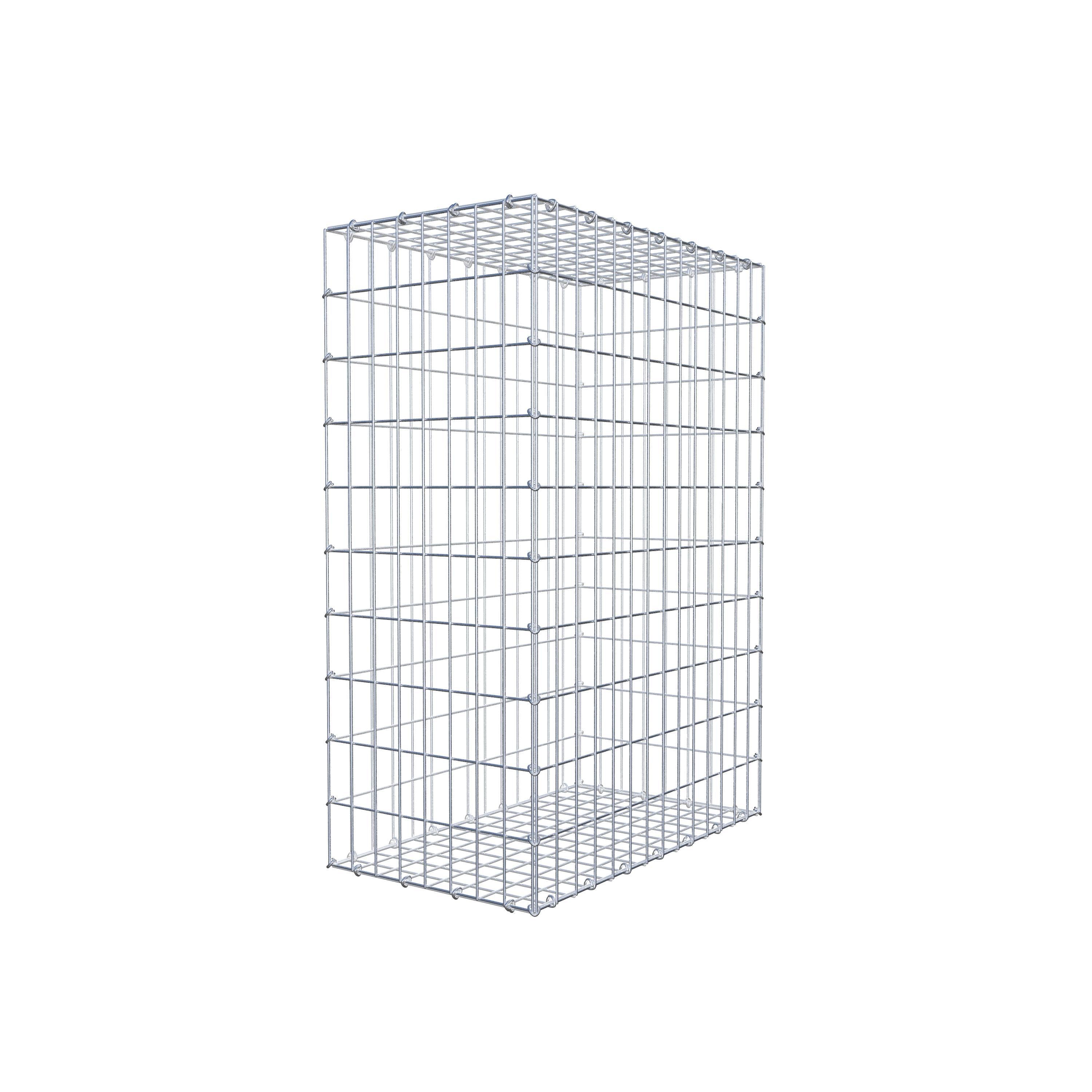 Gabion 100 cm x 70 cm x 40 cm (L x H x P), maille 5 cm x 10 cm, anneau en C