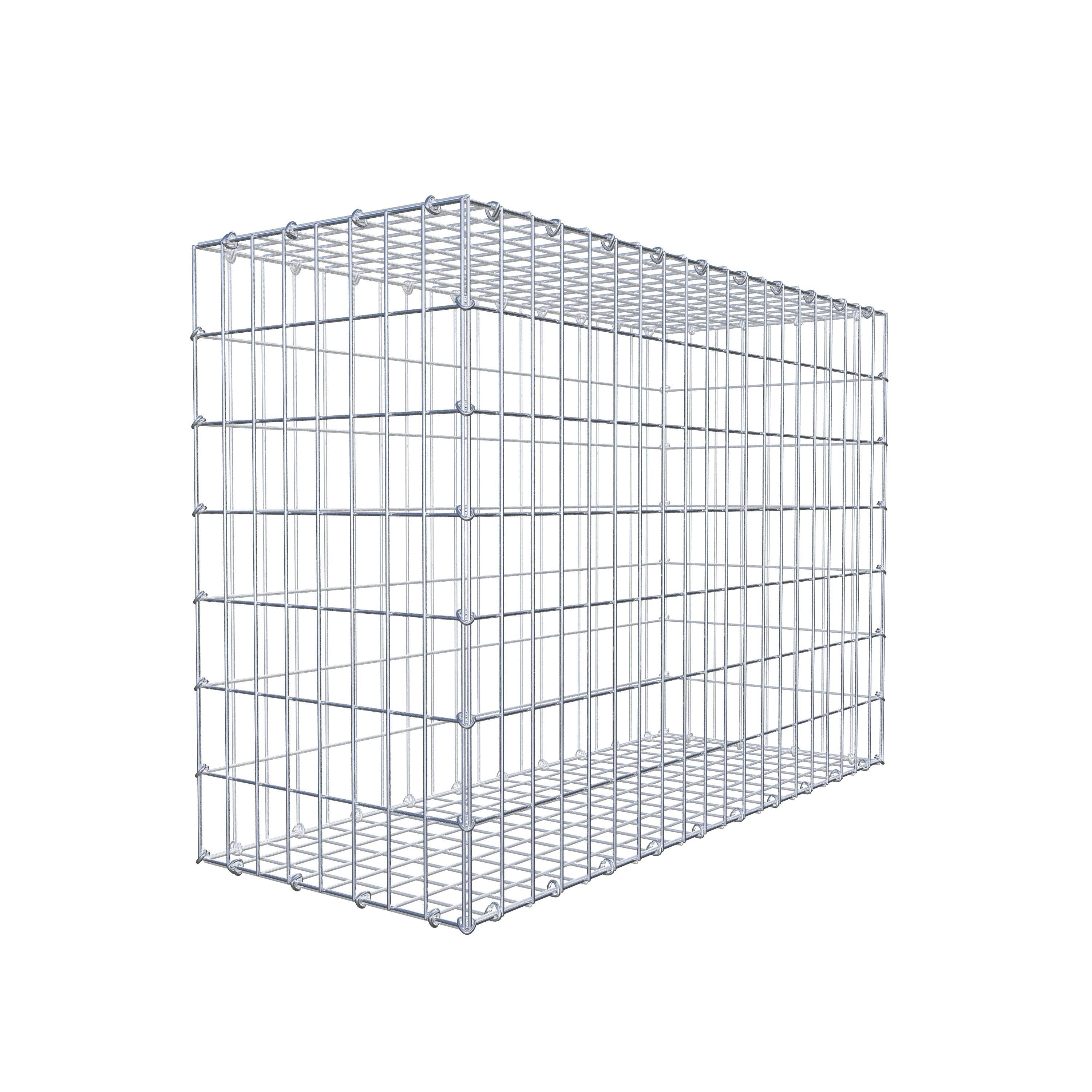 Gabion 100 cm x 70 cm x 40 cm (L x H x P), maille 5 cm x 10 cm, anneau en C