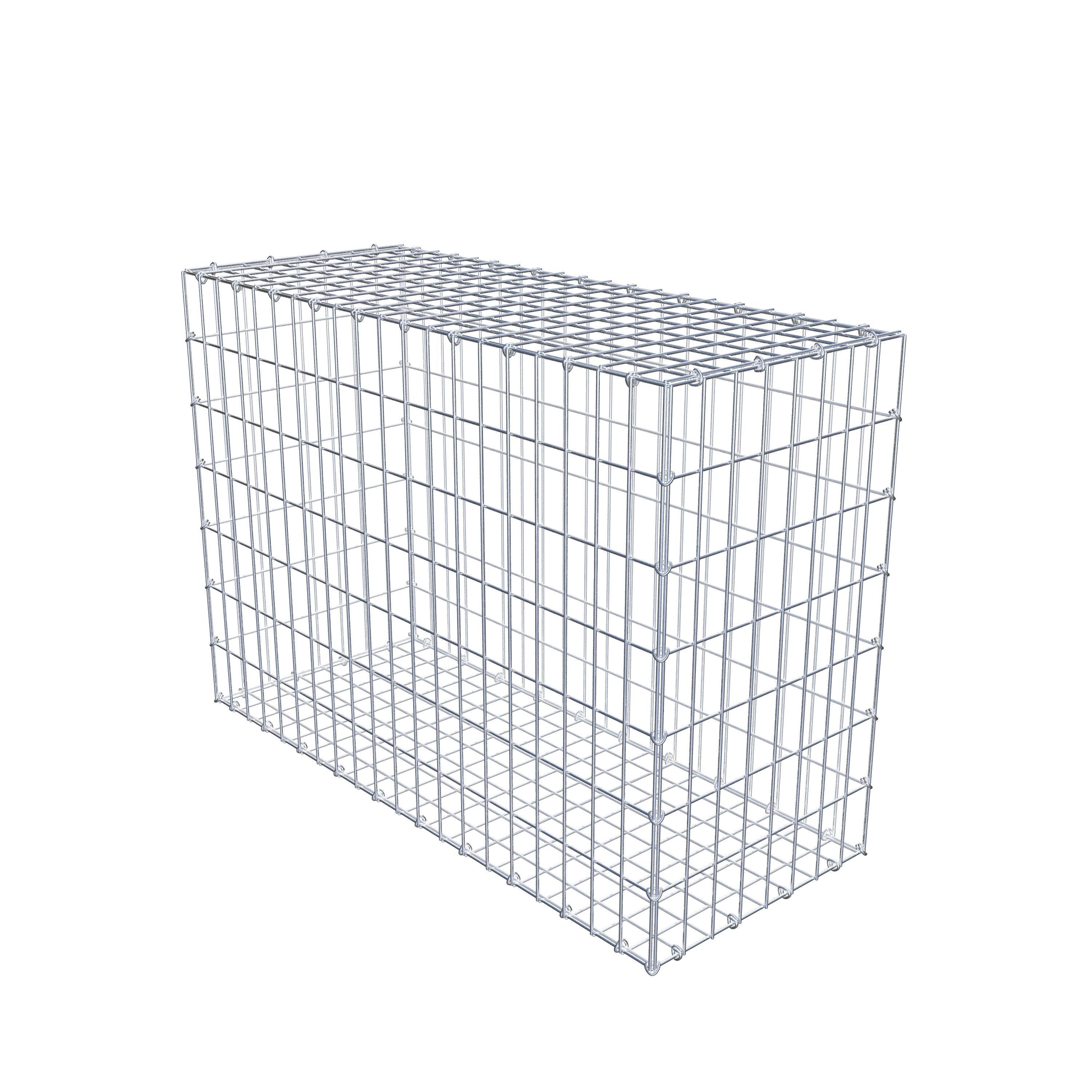 Gabion 100 cm x 70 cm x 40 cm (L x H x P), maille 5 cm x 10 cm, anneau en C