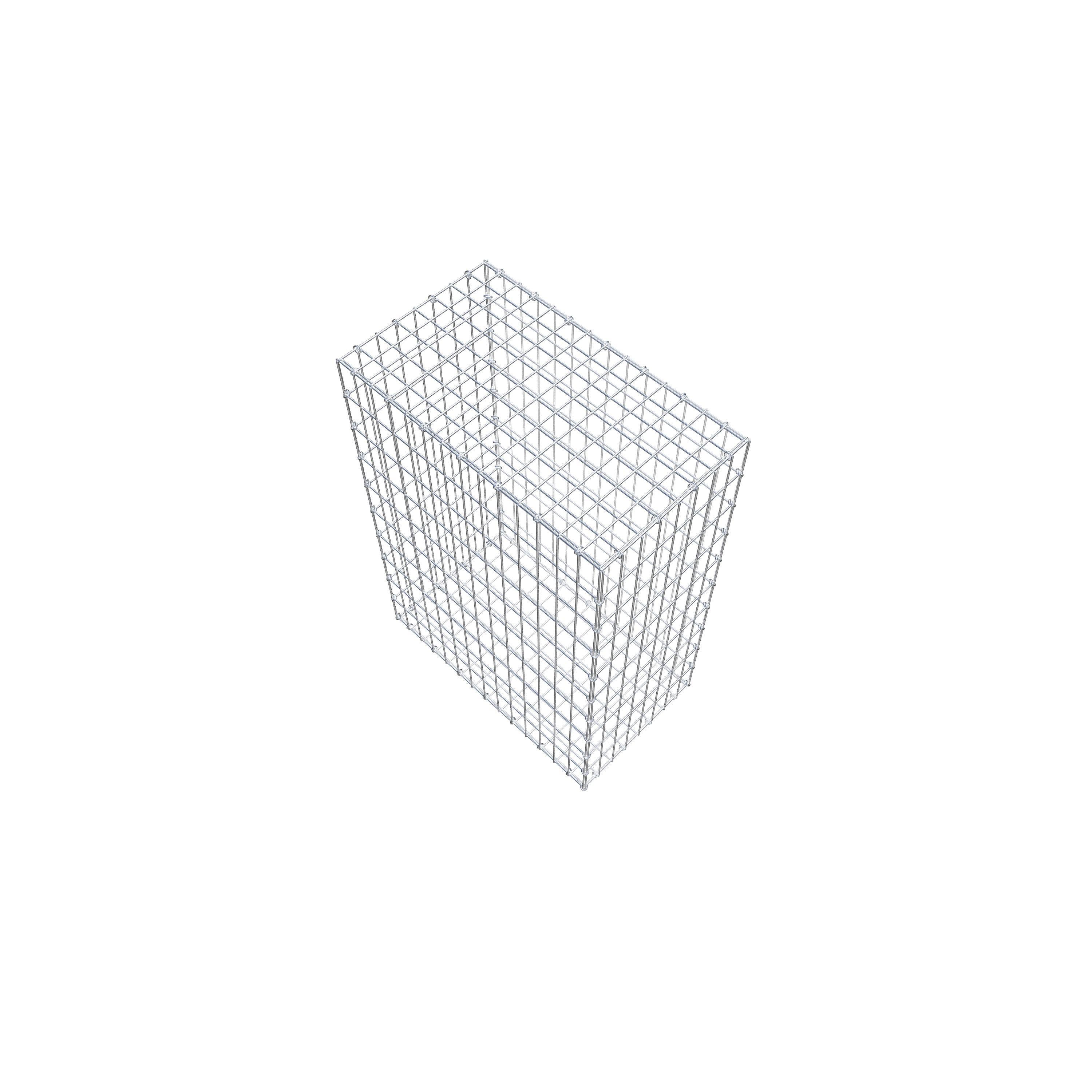 Gabion 100 cm x 70 cm x 40 cm (L x H x P), maille 5 cm x 10 cm, anneau en C