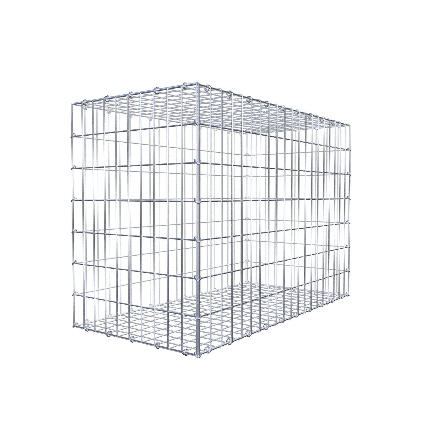 Gabion 100 cm x 70 cm x 50 cm (L x H x D), mesh size 5 cm x 10 cm, C-ring