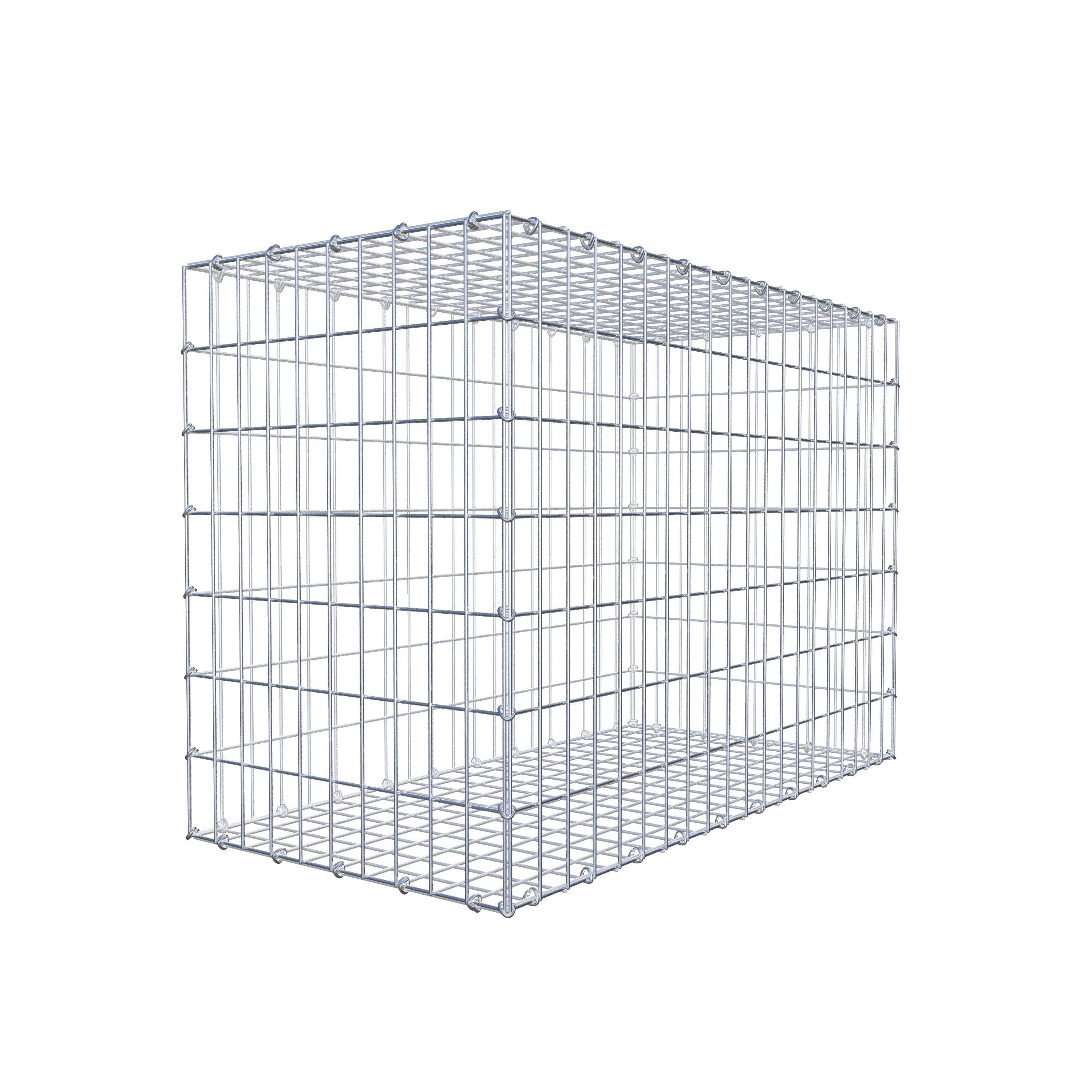 Gabion 100 cm x 70 cm x 50 cm (L x H x P), maille 5 cm x 10 cm, anneau en C