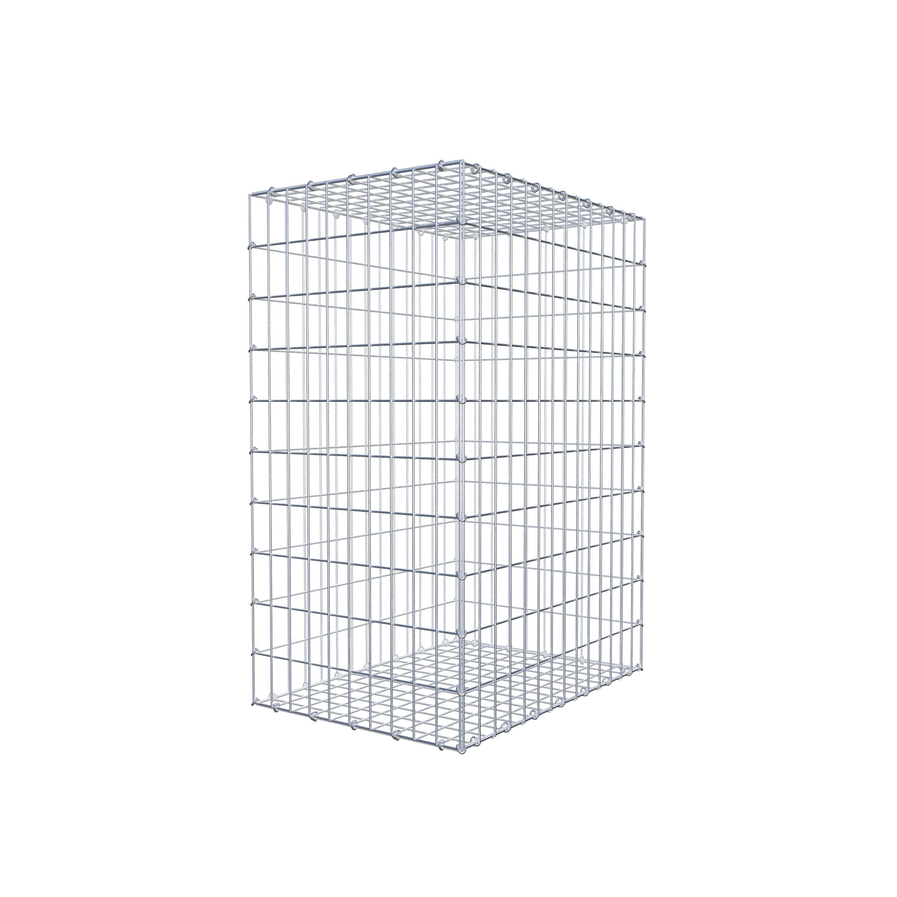 Gabion 100 cm x 70 cm x 50 cm (L x H x P), maille 5 cm x 10 cm, anneau en C