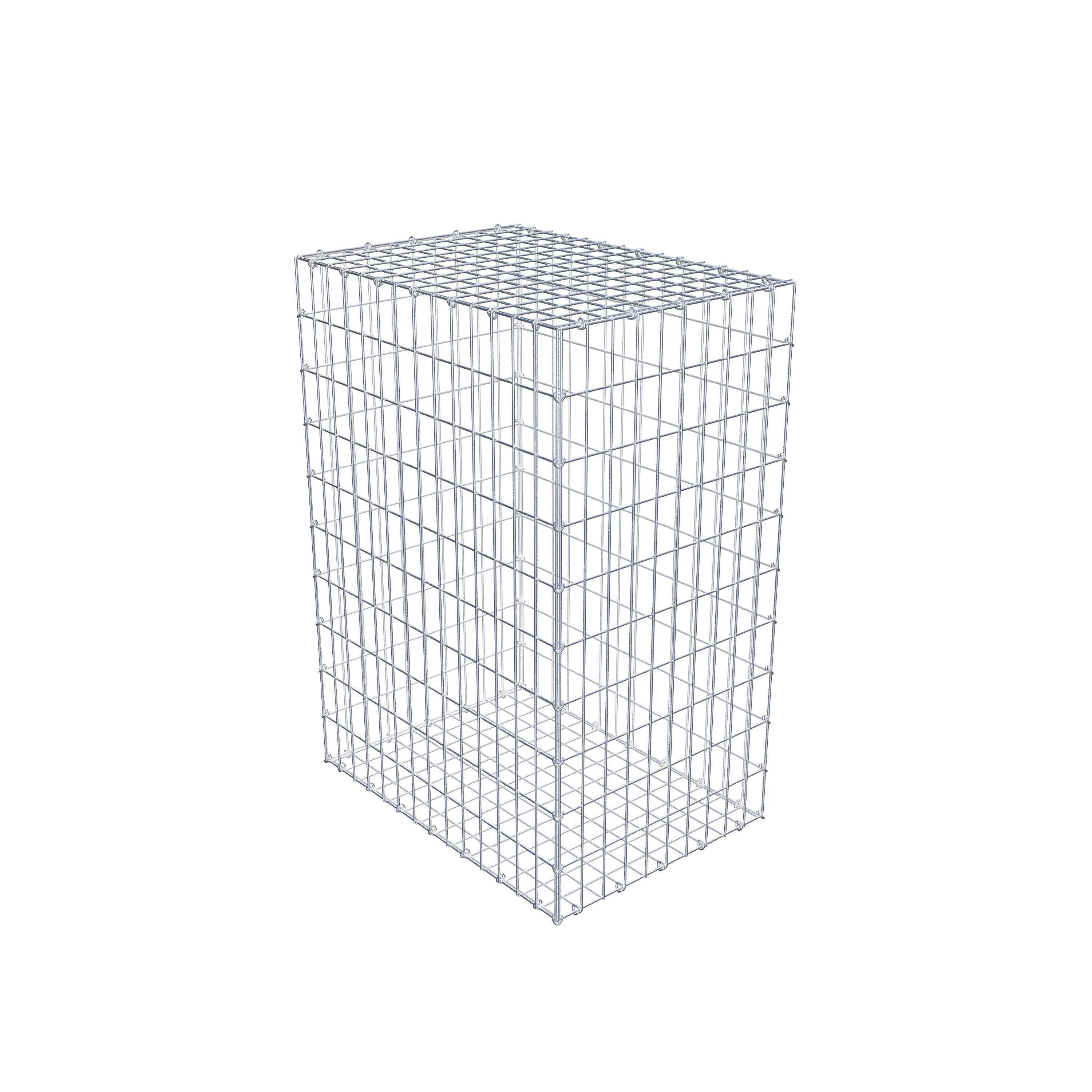 Gabion 100 cm x 70 cm x 50 cm (L x H x P), maille 5 cm x 10 cm, anneau en C