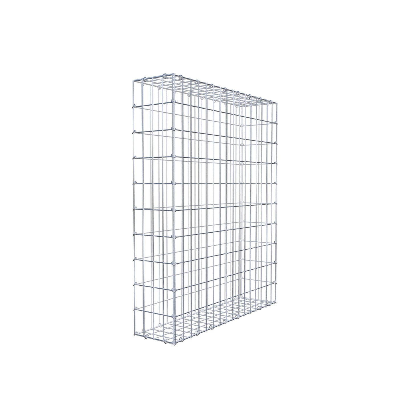 Gabion 100 cm x 80 cm x 20 cm (L x H x D), maskstorlek 5 cm x 10 cm, C-ring