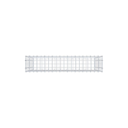 Gabion 100 cm x 80 cm x 20 cm (L x H x D), maskstorlek 5 cm x 10 cm, C-ring