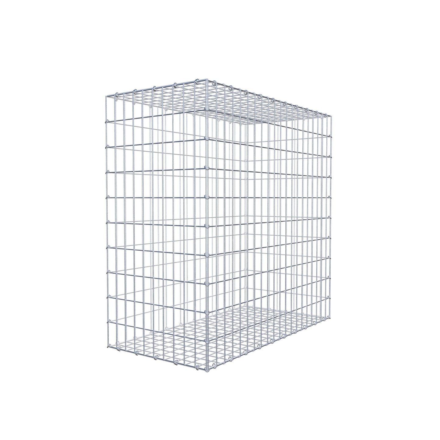 Gabion 100 cm x 100 cm x 50 cm (L x H x P), mailles 5 cm x 10 cm, anneau en C