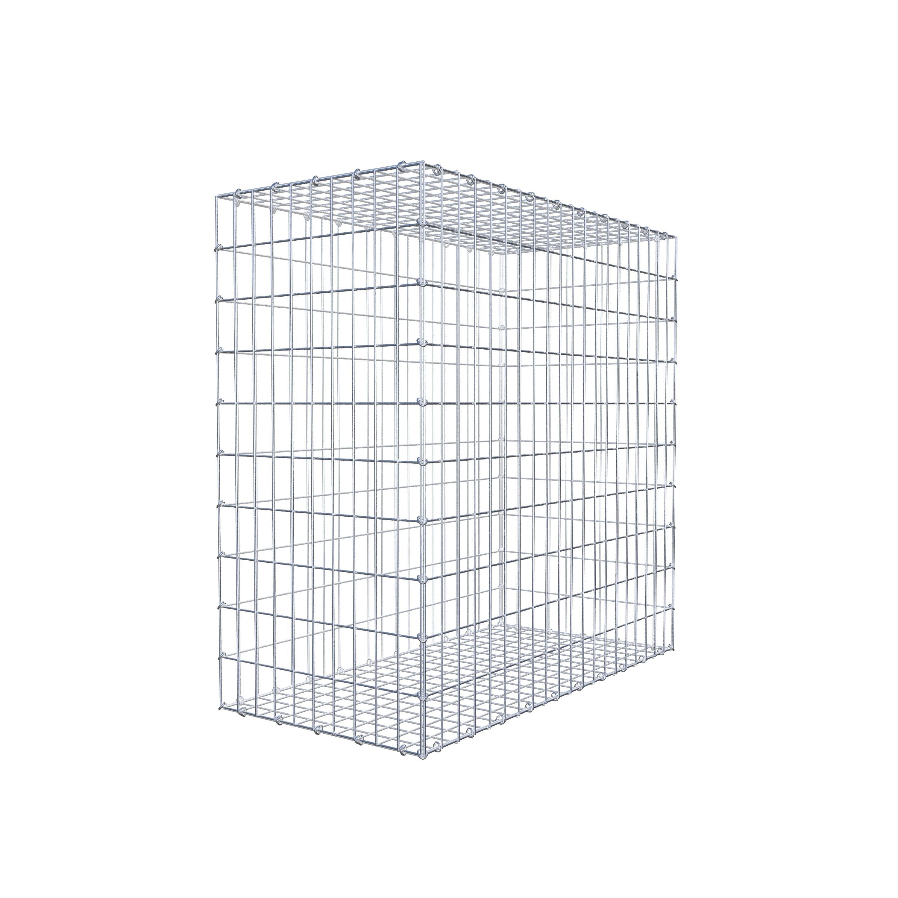 Gabion 100 cm x 100 cm x 50 cm (L x H x P), maille 5 cm x 10 cm, anneau en C