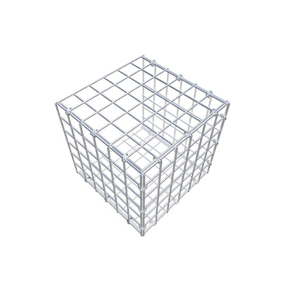 Fourche rapportée type 2 30 cm x 30 cm x 30 cm (L x H x P), mailles 5 cm x 5 cm, anneau en C