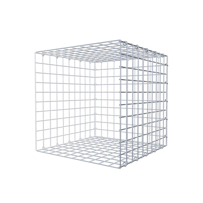 Mounted gabion type 2 50 cm x 50 cm x 50 cm (L x H x D), mesh size 5 cm x 5 cm, C-ring