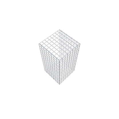 Anbaugabione Typ 2 80 cm x 40 cm x 40 cm (L x H x T), Maschenweite 5 cm x 5 cm, C-Ring