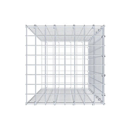 Anbaugabione Typ 2 80 cm x 40 cm x 40 cm (L x H x T), Maschenweite 5 cm x 5 cm, C-Ring