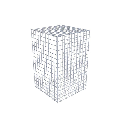 Fourche rapportée type 2 80 cm x 50 cm x 50 cm (L x H x P), mailles 5 cm x 5 cm, anneau C