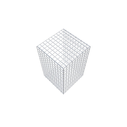 Fourche rapportée type 2 80 cm x 50 cm x 50 cm (L x H x P), mailles 5 cm x 5 cm, anneau C