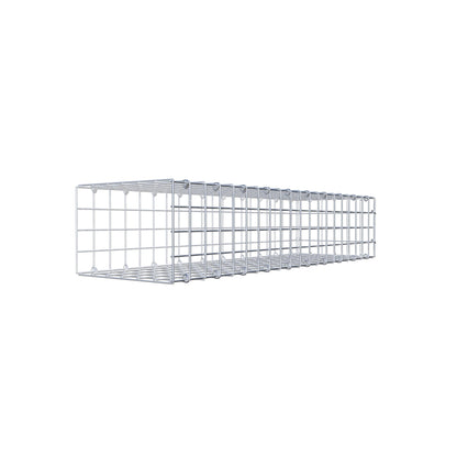 Anbaugabione Typ 2 100 cm x 20 cm x 30 cm (L x H x T), Maschenweite 5 cm x 5 cm, C-Ring