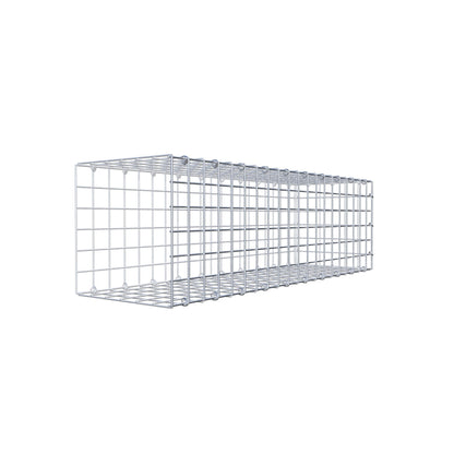 Mounted gabion type 2 100 cm x 30 cm x 30 cm (L x H x D), mesh size 5 cm x 5 cm, C-ring