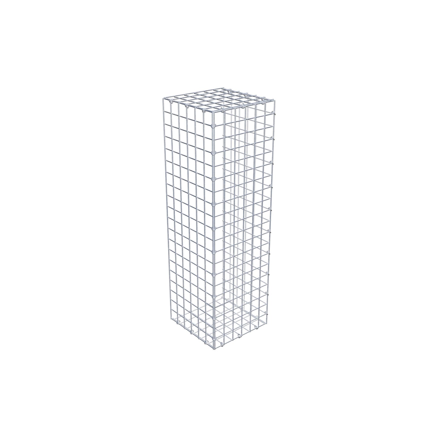Mounted gabion type 2 100 cm x 30 cm x 30 cm (L x H x D), mesh size 5 cm x 5 cm, C-ring