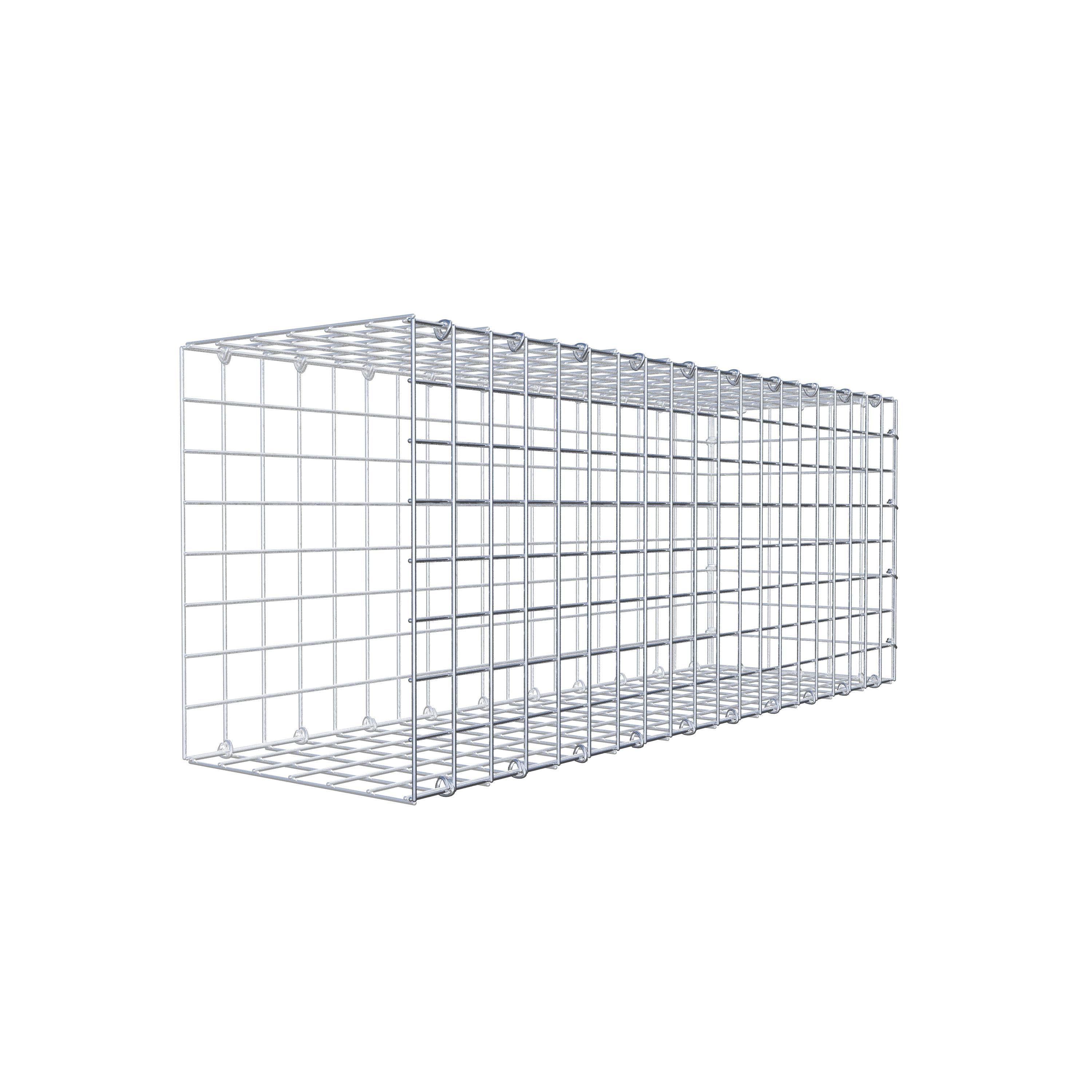 Gabion monté type 2 100 cm x 40 cm x 30 cm (L x H x P), maillage 5 cm x 5 cm, anneau en C