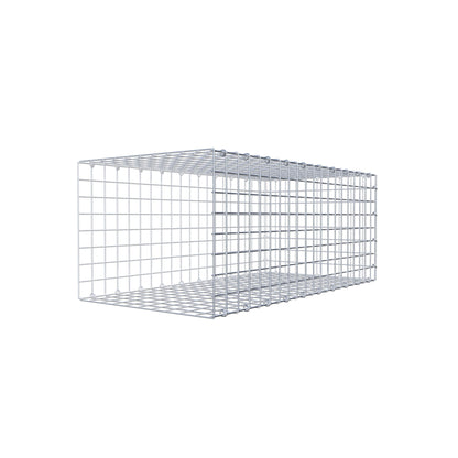 Pile aggiuntivo tipo 2 100 cm x 40 cm x 50 cm (L x H x P), maglia 5 cm x 5 cm, anello a C