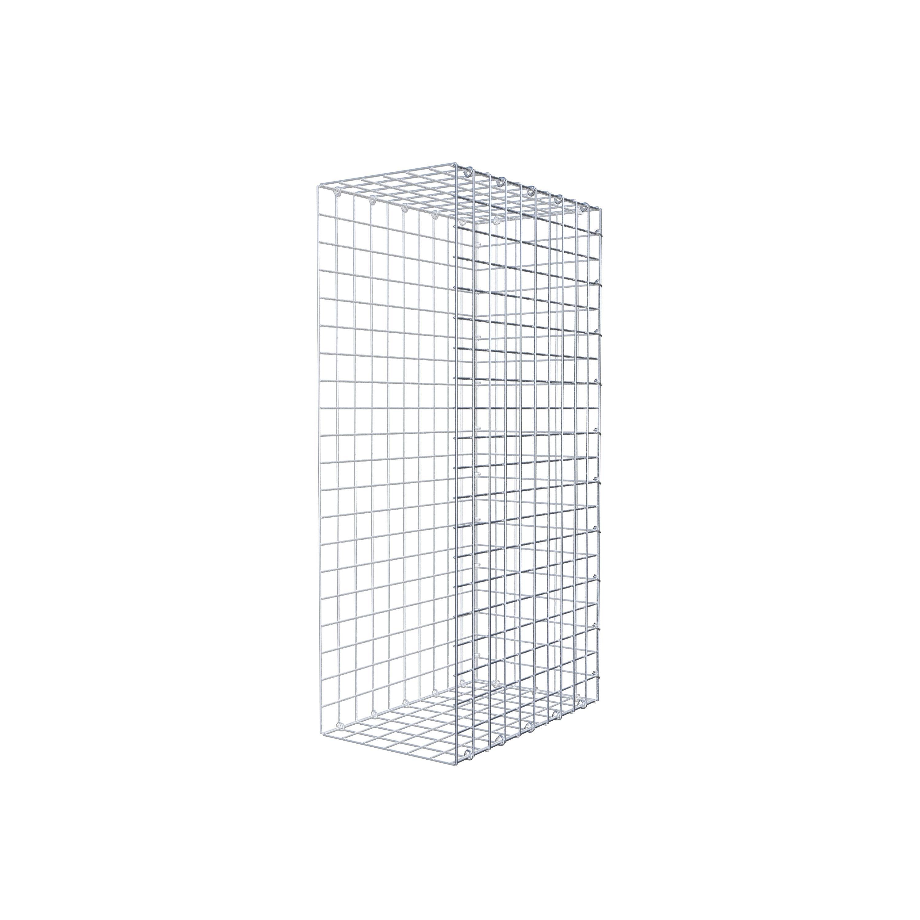 Gabion monté type 2 100 cm x 50 cm x 30 cm (L x H x P), maillage 5 cm x 5 cm, anneau en C