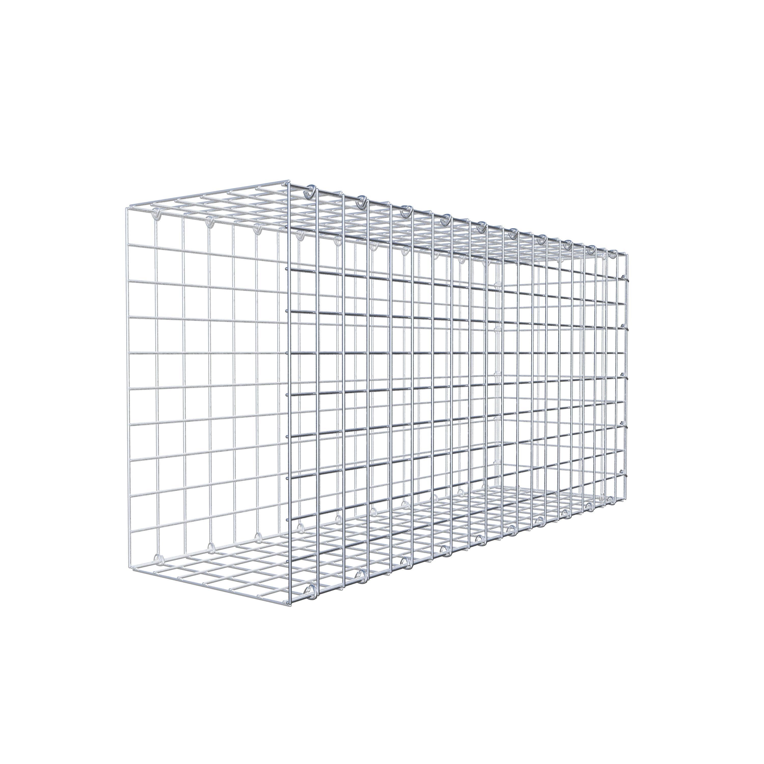 Gavión acoplable tipo 2 100 cm x 50 cm x 30 cm (L x A x P), malla 5 cm x 5 cm, anillo en C