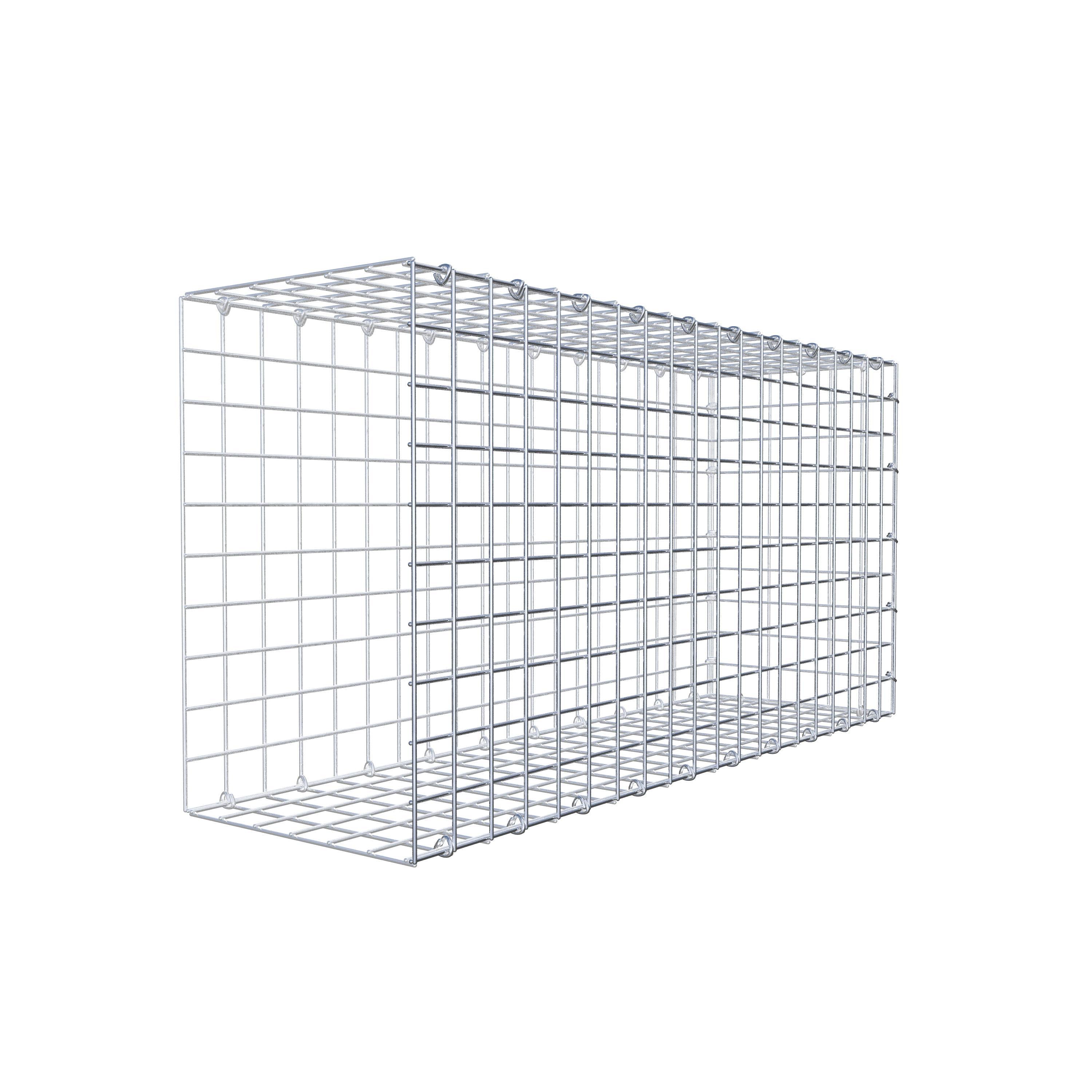 Gabion monté type 2 100 cm x 50 cm x 30 cm (L x H x P), maillage 5 cm x 5 cm, anneau en C