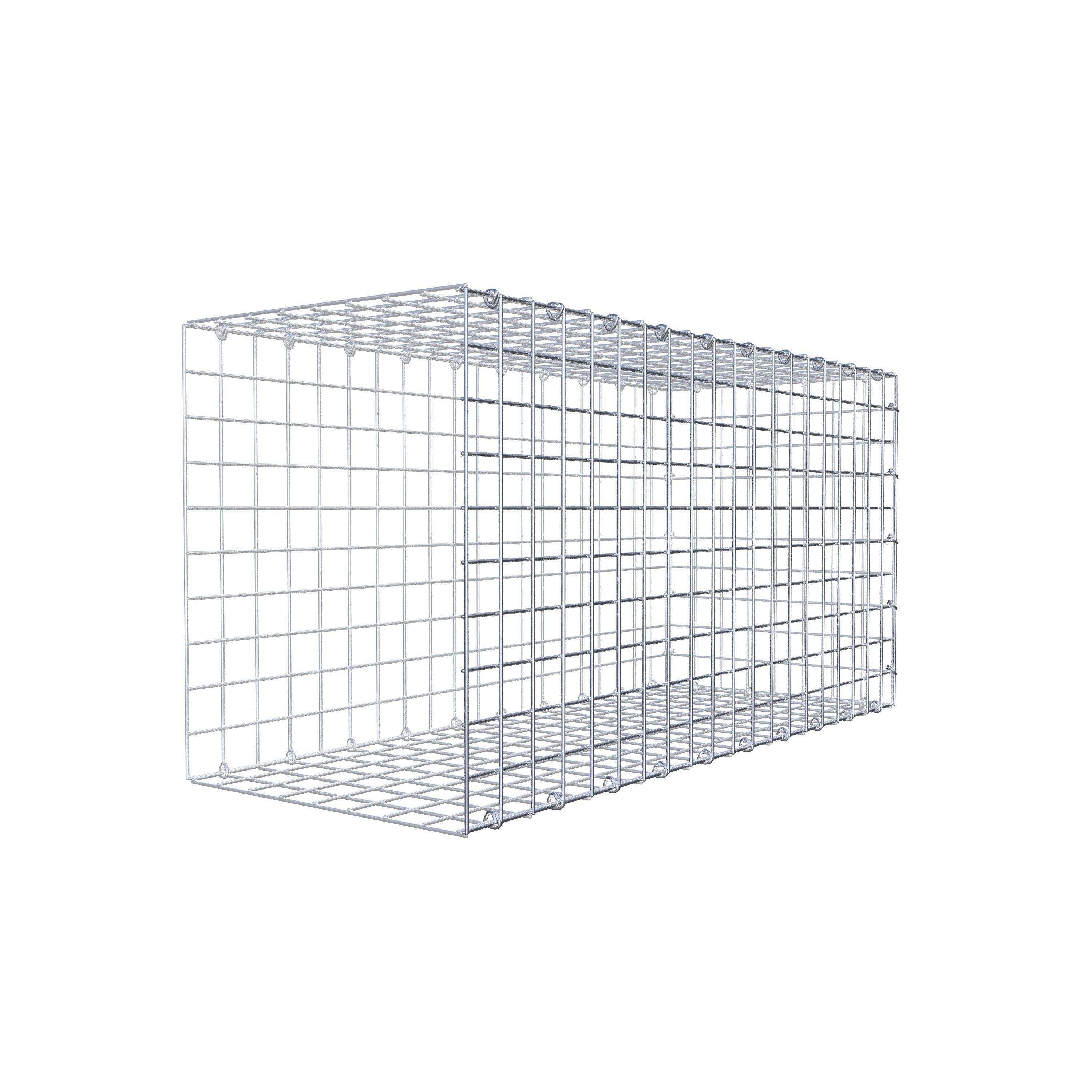 Gabion monté type 2 100 cm x 50 cm x 40 cm (L x H x P), maillage 5 cm x 5 cm, anneau en C