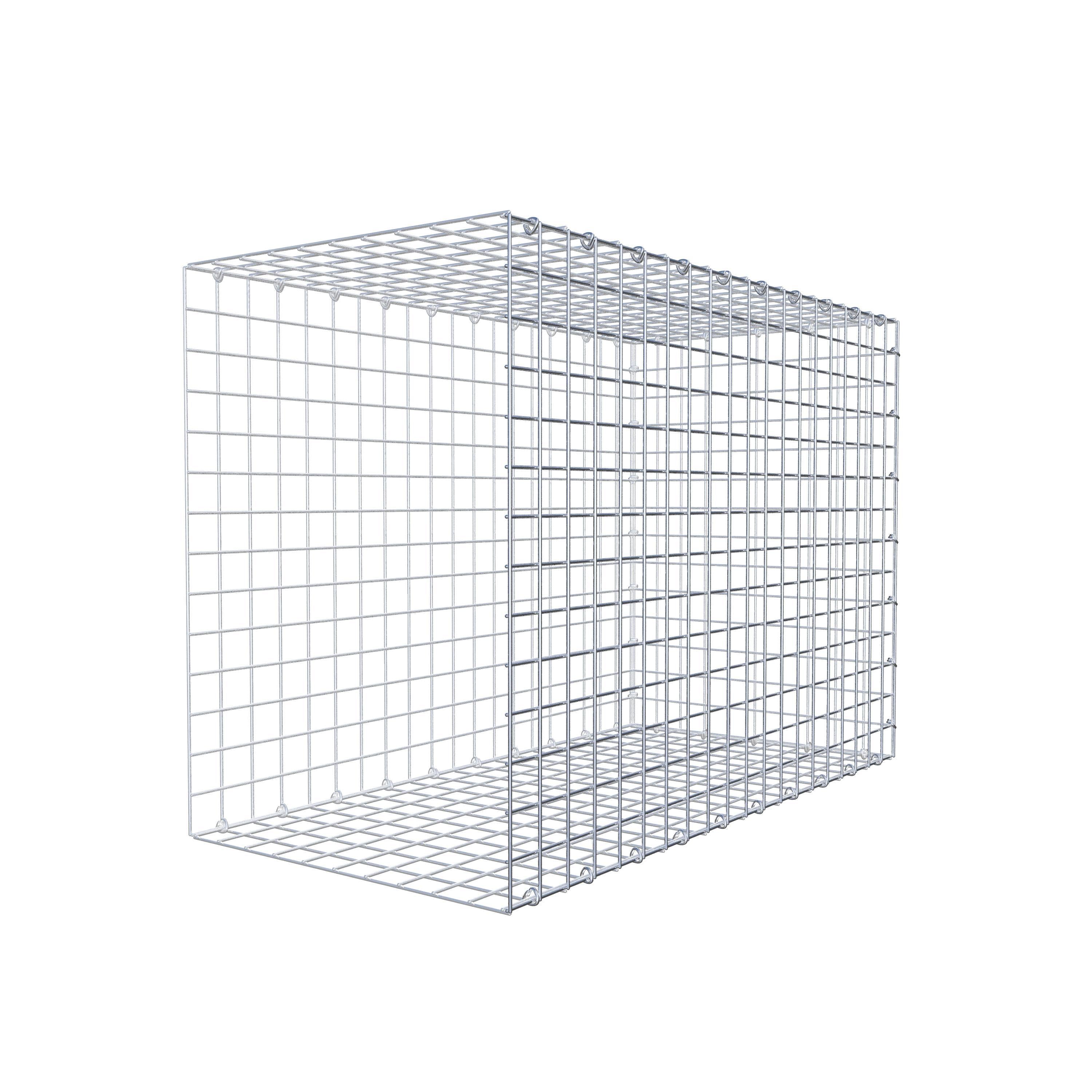 Fourche rapportée type 2 100 cm x 70 cm x 50 cm (L x H x P), mailles 5 cm x 5 cm, anneau C
