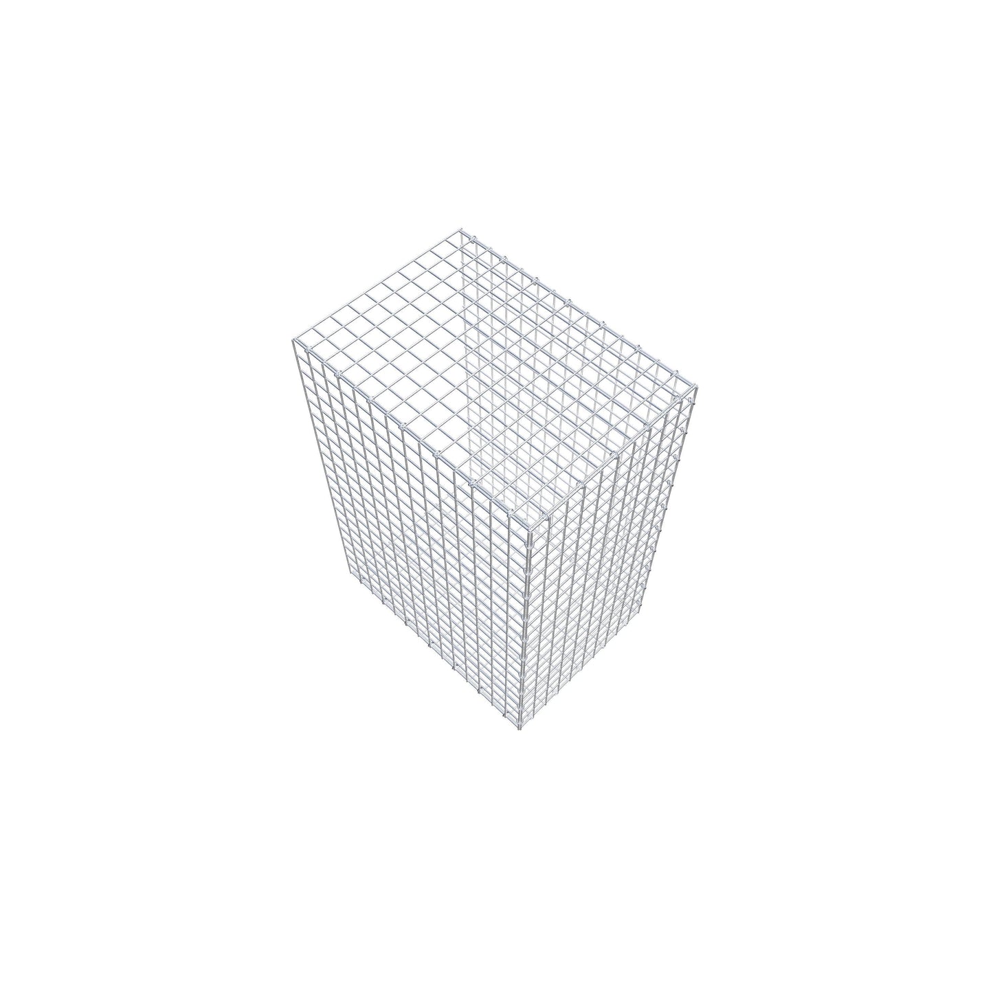 Type 2 oplegkorf 100 cm x 70 cm x 50 cm (L x H x D), maaswijdte 5 cm x 5 cm, C-ring