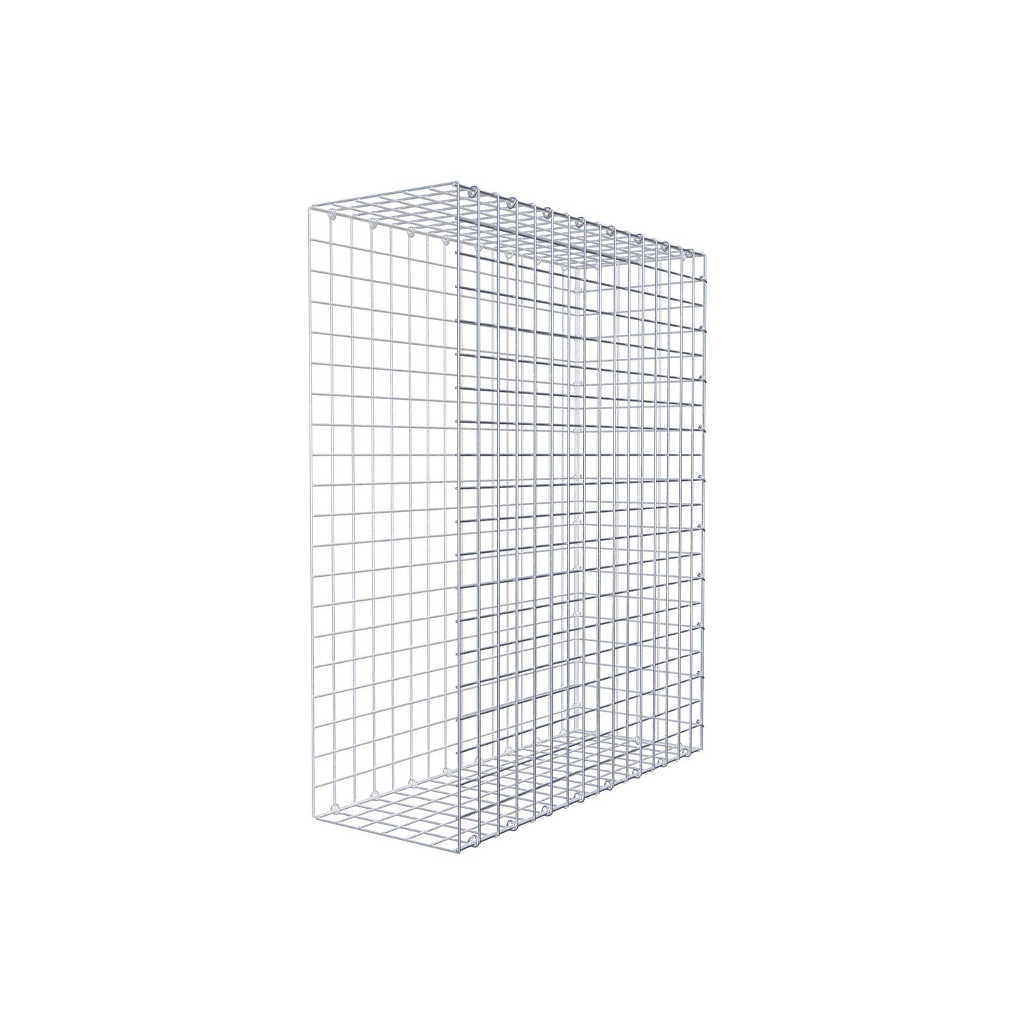 Anbaugabione Typ 2 100 cm x 80 cm x 30 cm (L x H x T), Maschenweite 5 cm x 5 cm, C-Ring