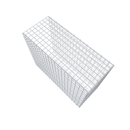 Gavión complementario de tipo 2 100 cm x 80 cm x 40 cm (largo x alto x fondo), malla 5 cm x 5 cm, anillo en C