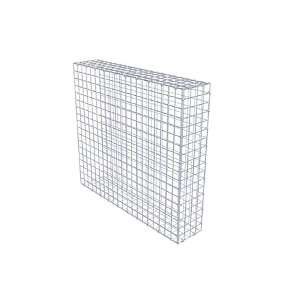 Mounted gabion type 2 100 cm x 90 cm x 20 cm (L x H x D), mesh size 5 cm x 5 cm, C-ring